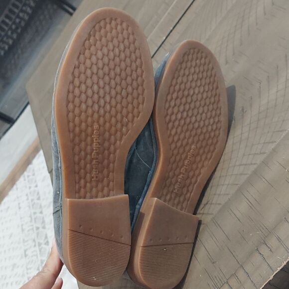 Hush Puppies Cyra Catelyn Gray Suede Chukka Boots Sz 8.5 - Picture 7 of 11